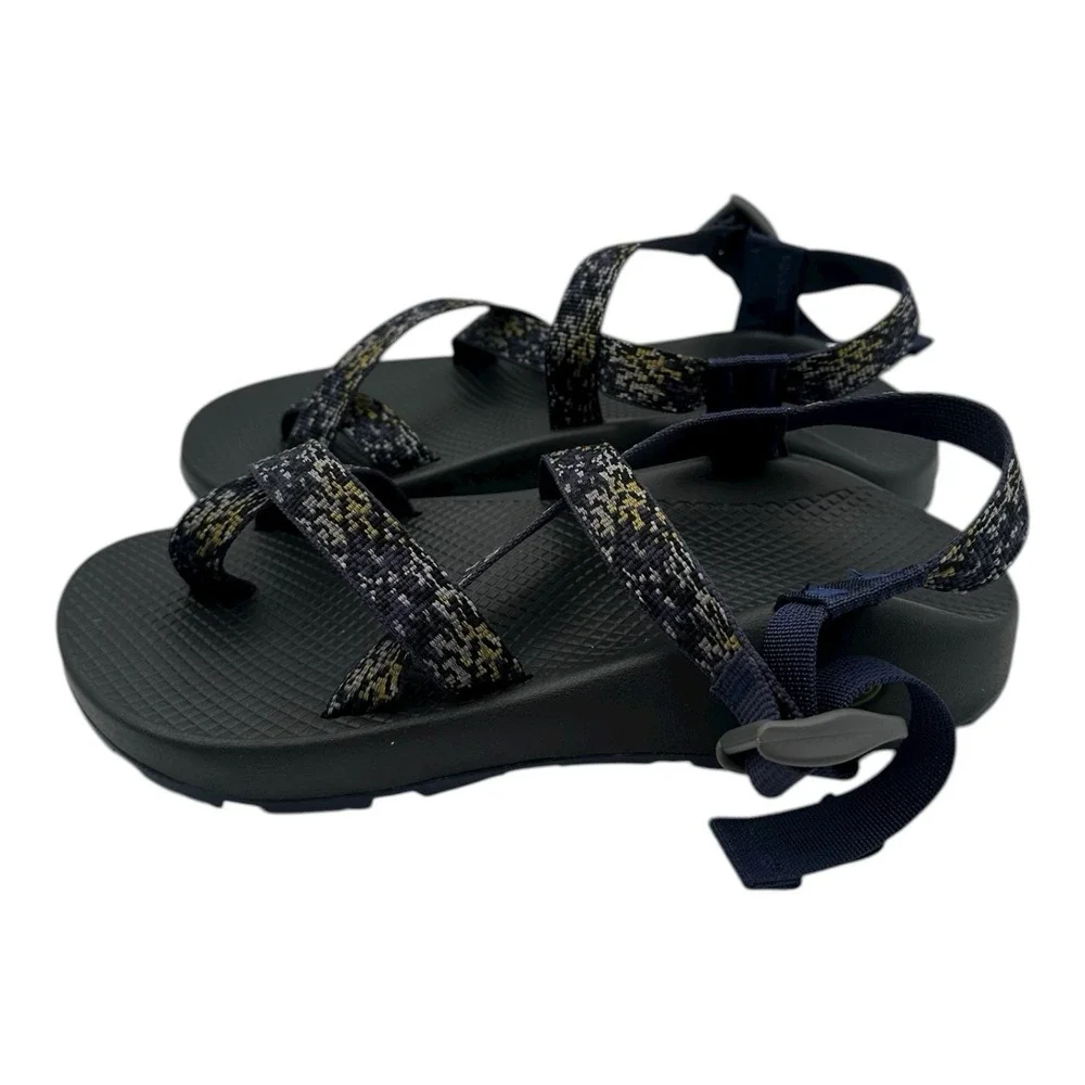 Chaco Z/2 Classic Sandals Mens Sz 9 Navy Blue‎ Adjustable Strap Spay JCH108691